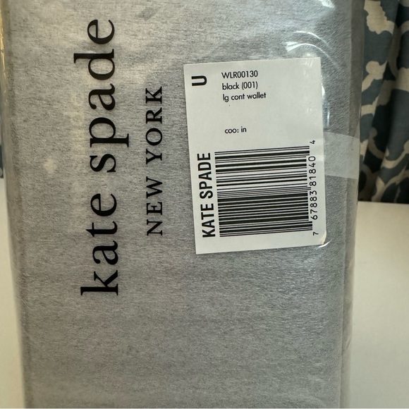 NWT Kate Spade Staci Large Continental Wallet - Black - Picture 5 of 6